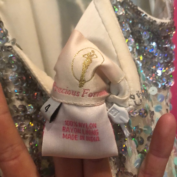 Seafoam Mermaid Sequin Formal Gown - Picture 6 of 7